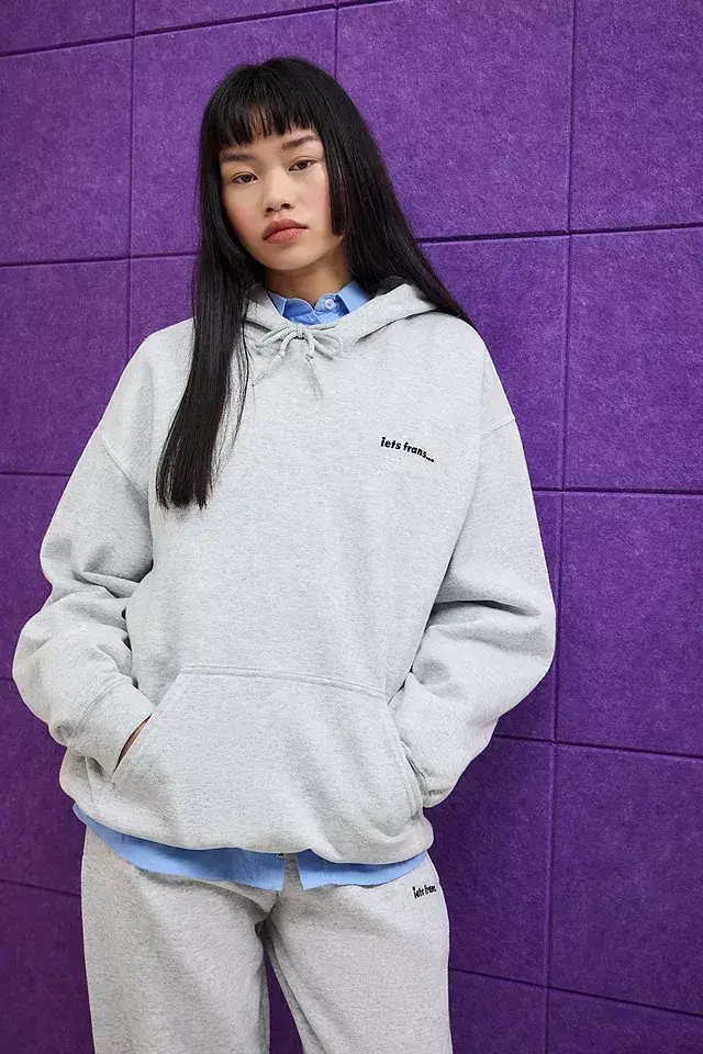 Iets Frans Grey Marl Hoodie (1)