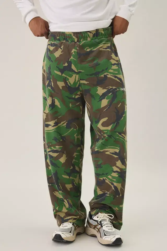 Iets Frans Harri Camo Joggingbroek met Wijde Pijpen (1)