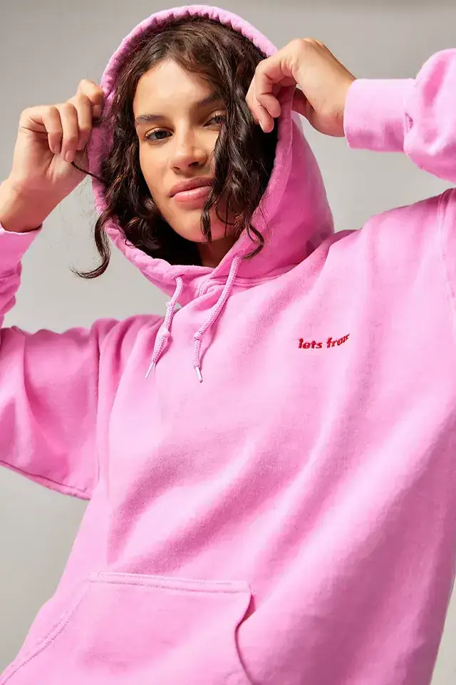 Iets Frans Pink Hoodie (1)